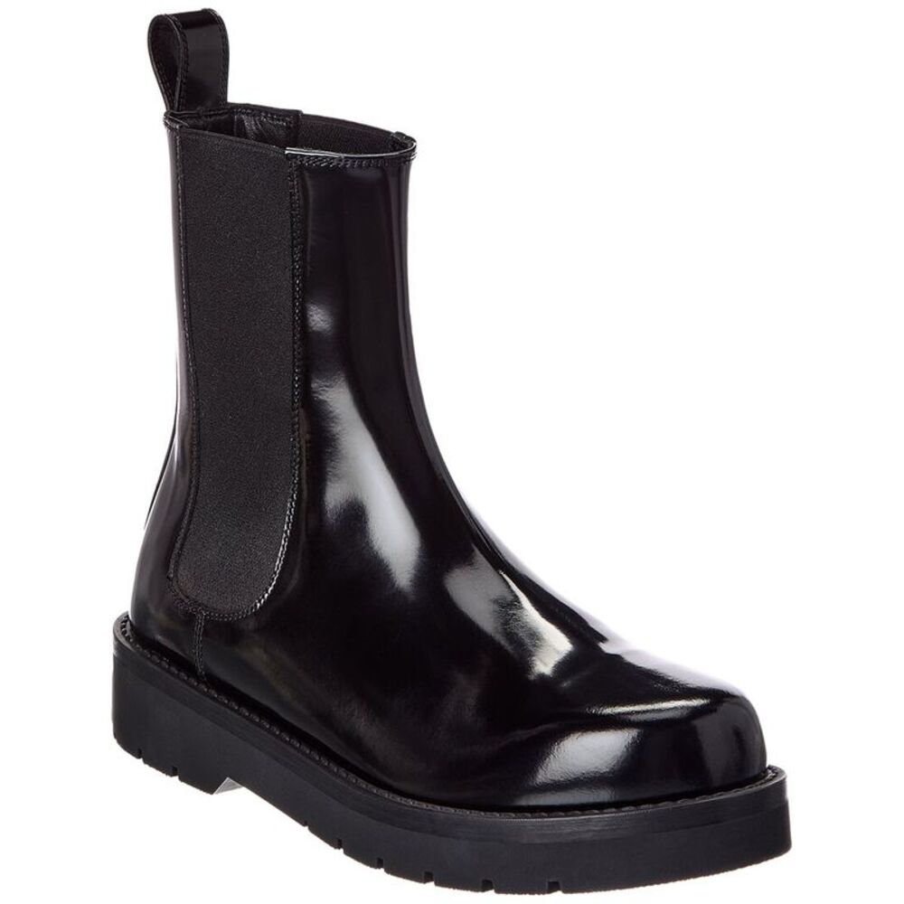 Valentino Beatle Leather Boot, Black